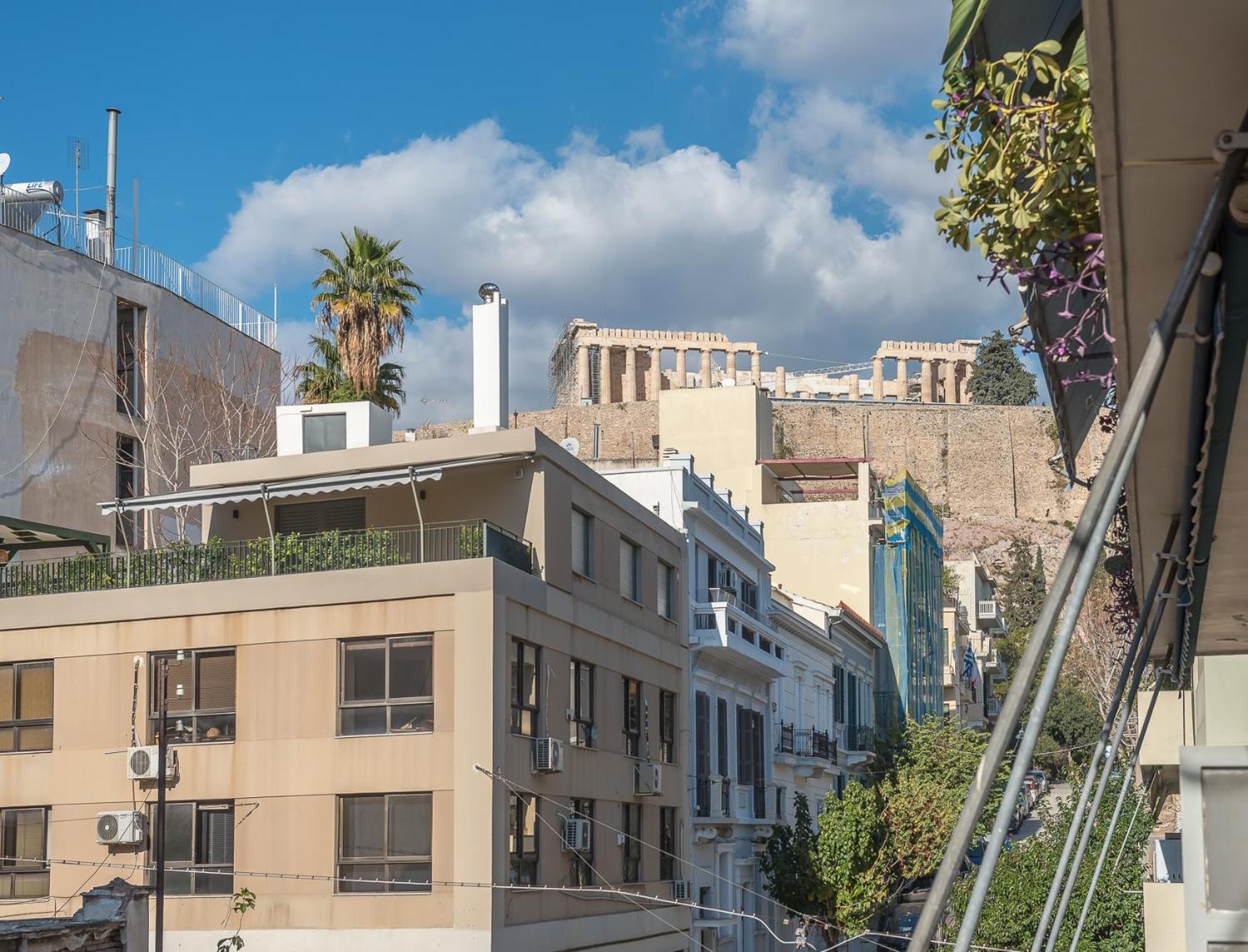 Spacious 2Bds Apt With Acropolis View In Center Atena Exterior foto